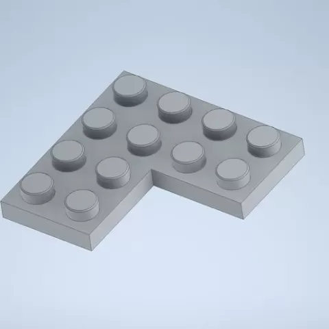 Lego plate 4x4 corner double
