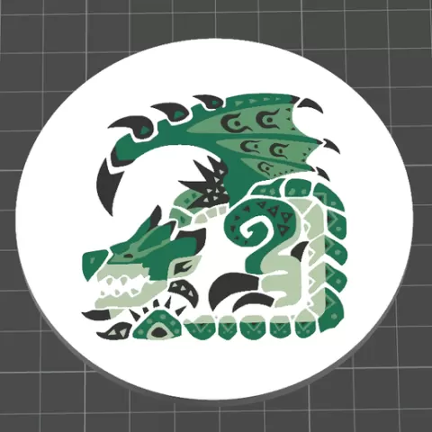 Rathian Coaster (Monster Hunter)