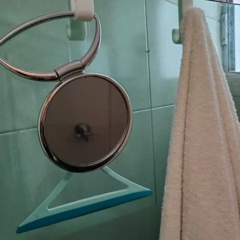 Hook for glass shower heads