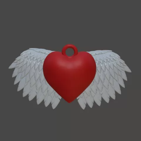 Winged Heart Ornament