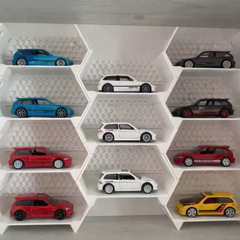 Stackable display stand for hot wheels V2