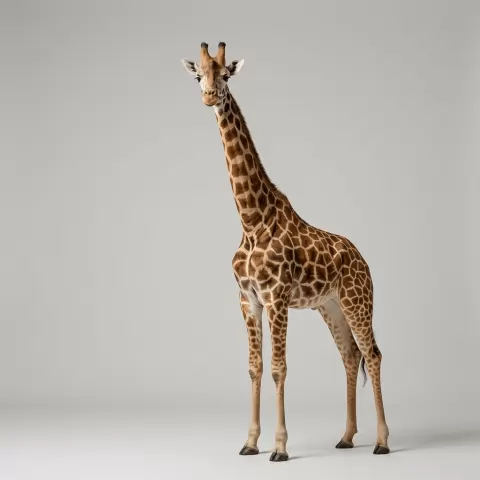 Wildlife Art - Giraffe - 2 VERSIONS