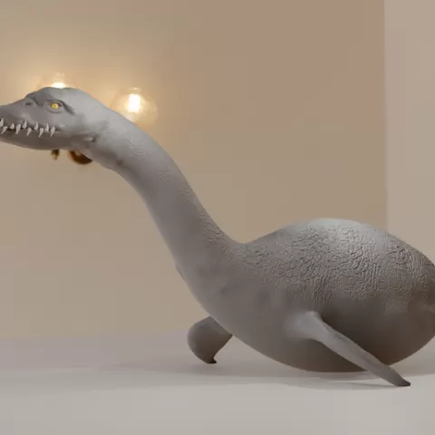 plesiosaurus dinosaur stl