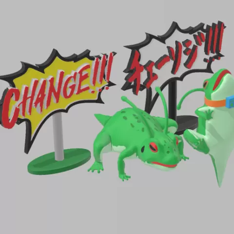 Ginyu frog DBZ