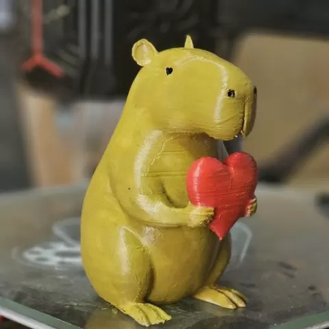 capibara san valentin