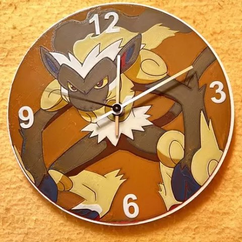 Infernape Clock