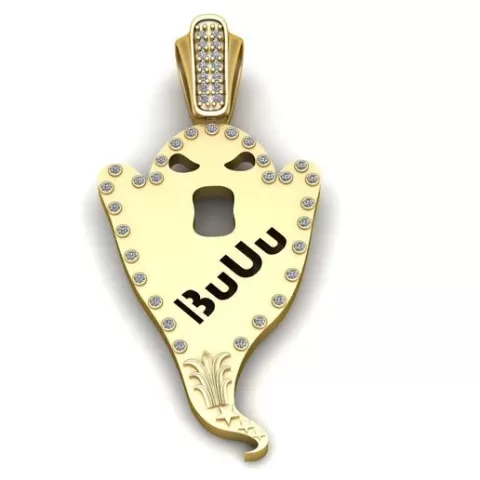 GHOST PENDANT 3D PRINTABLE MODEL