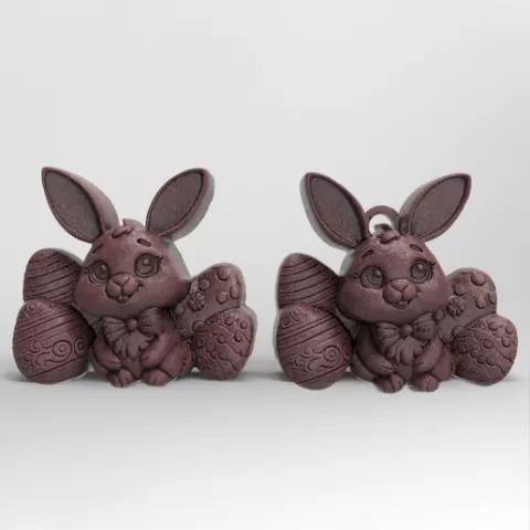 bunny with eggs