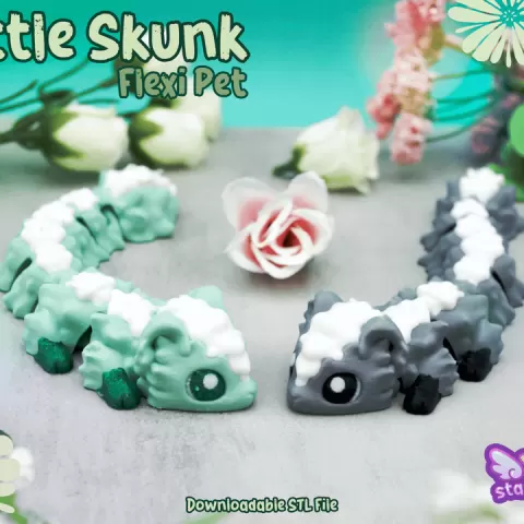 Little Skunk Flexi by StarMouse3D