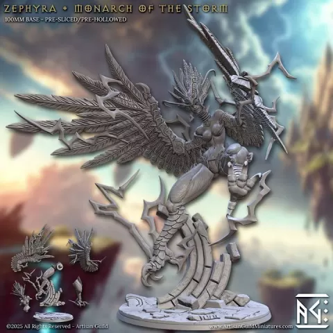 Zephyra - Monarch of the Storm (Raid at the Temple of Zephyra) by Artisan Guild