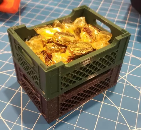 Desk Milk Crate