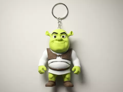 Flexi Shrek Keyring