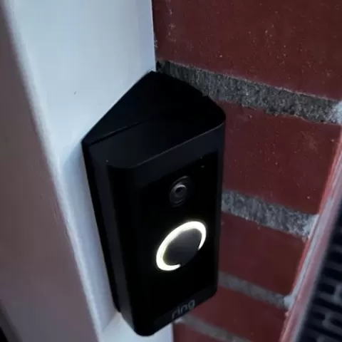 Ring wired doorbell angled bracket