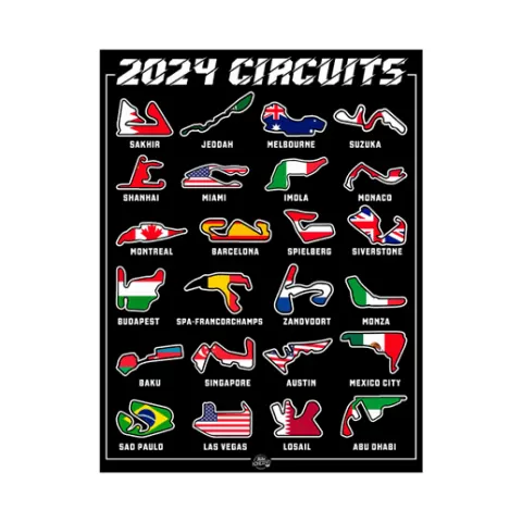 All F1 Circuits 2024