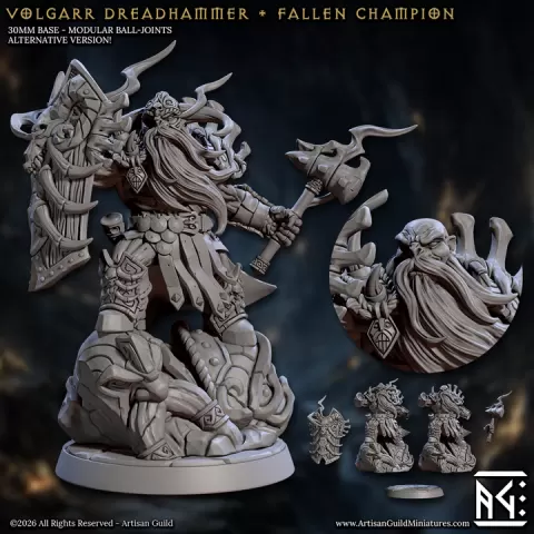 Volgarr Dreadhammer - Fallen Champion (The Curse of Goldvein) by Artisan Guild