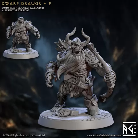 Dwarf Draugr - F (The Curse of Goldvein) by Artisan Guild