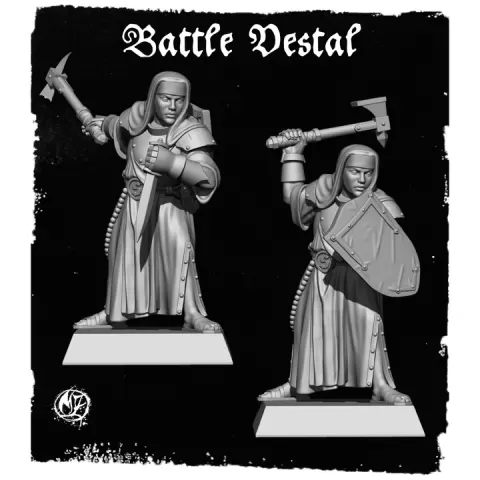 Battle Vestal by Moshartz