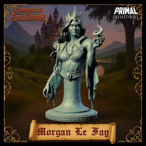 Witch - Morgan Le Fay - Bust - November 2025 - Chronicles of Excalibur by PRIMAL Collectibles