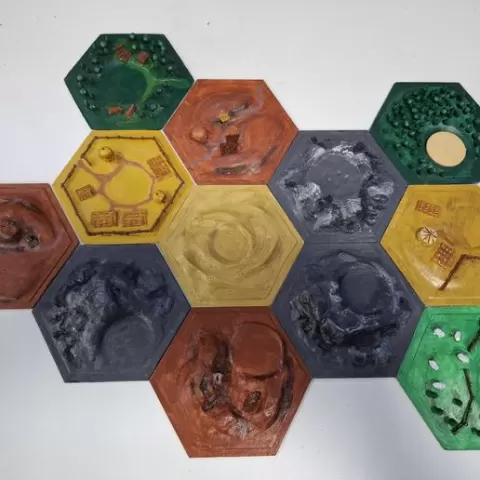 Catan 19 PCs in total