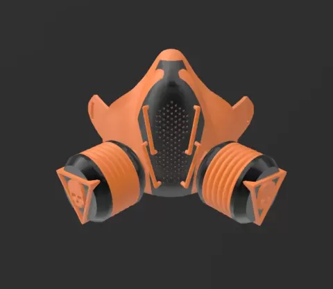 gas mask v2 - Mr3DBeast