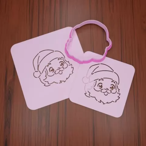Christmas Stencil #70 "Santa"