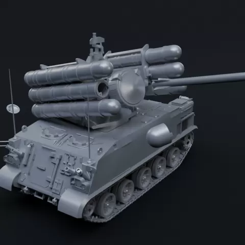 French and Saudi Arabian AMX 30 C1 Shahine Crotale by The Military Industrial Complex