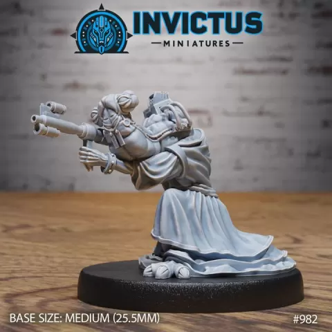 Spy Diplomat Rifle / Alien Race / Space Villager / Star Battle Creature / Galactic Beast / Cosmic Wars Lord / Invasion Army / Sci-Fi Encounter by Epic-Miniatures