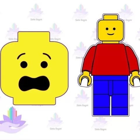 set bricks / 2 cookie cutters Characters