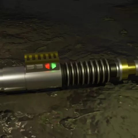 Luke Skywalker lightsaber Rotj