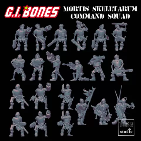 G.I. Bones Mortis Skeletarum Command Squad