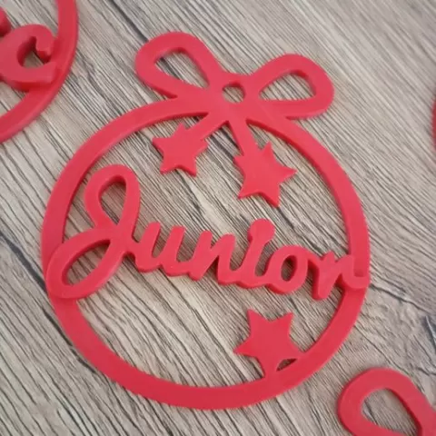 2 x Junior, Christmas bauble