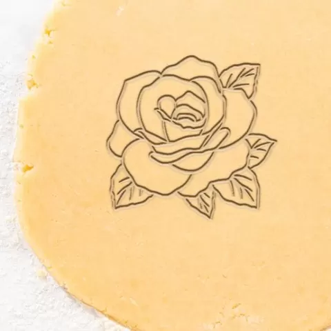 Rose Cookie Cutter, Biscuit Cutter