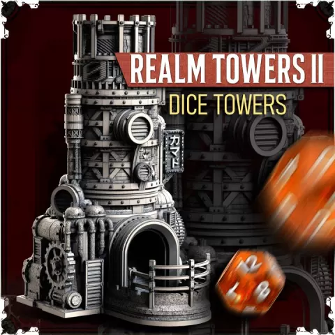 The Furnace Tower 07 - Dice Tower (From The Realm Towers II) by Necrocast Vault