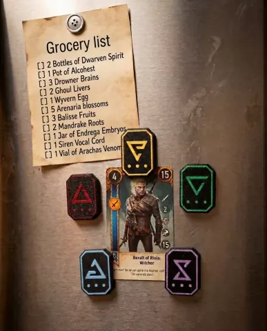The Witcher Glyph/Signs Magnets NO MMU/MMU