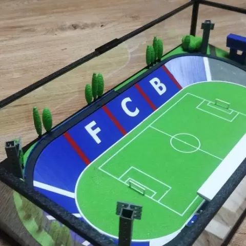 Stadion staré Bazaly-Ostrava master level building kit (96 kinds of parts)