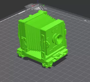 4x5 Camera Ornament