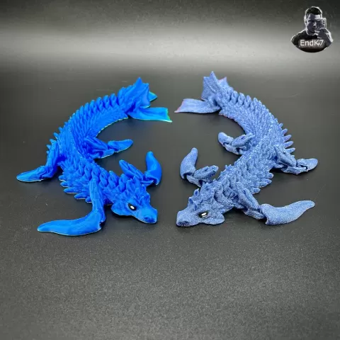 Sea Dragon - Articulated - Print in Place - Flexi - No Support