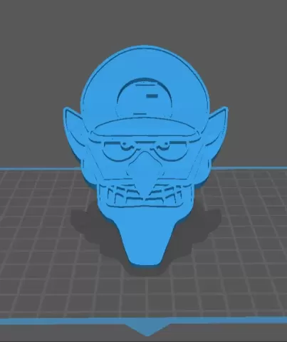 Tête de Waluigi - Mario