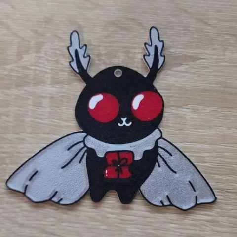 Christmas Mothman Ornament