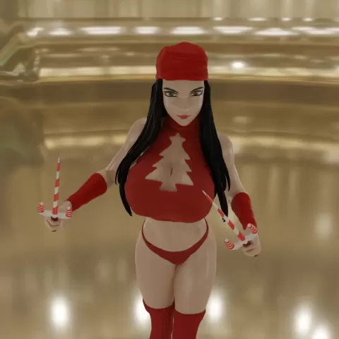 Marvels Mutant Elektra X-Mas Theme - Pandoranium