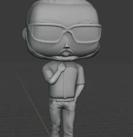 Funko Pop Personalized man + glasses + beard