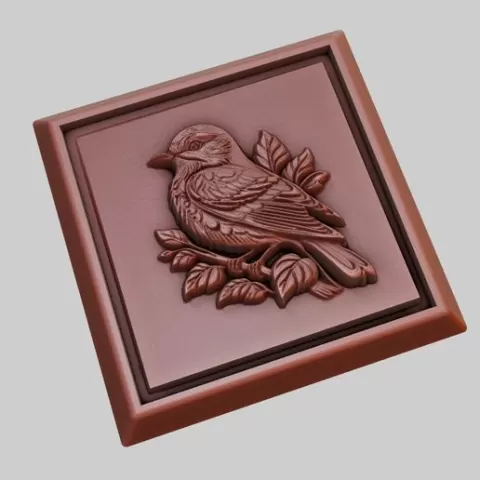 Bird Animal 3D Model for CNC Router Laser & 3D Printer