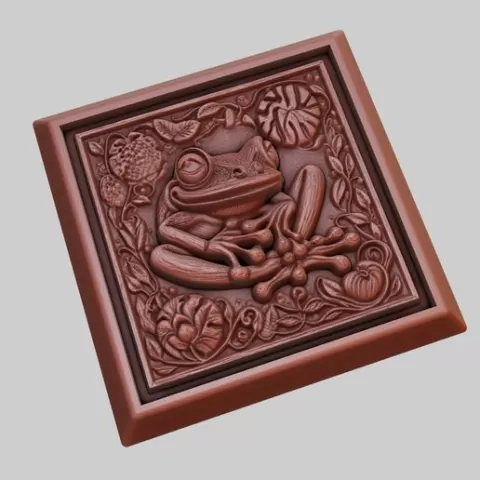Frog Animal 3D Model for CNC Router Laser & 3D Printer
