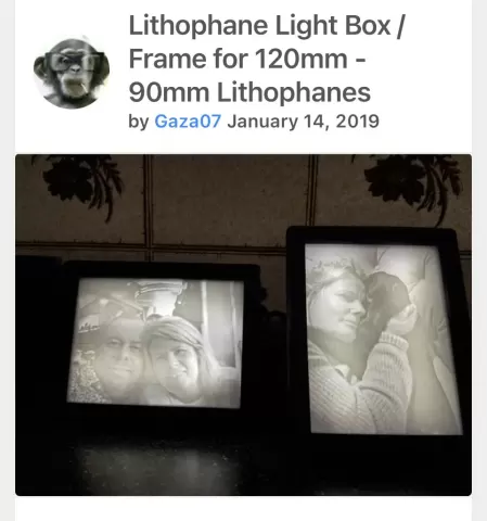 Lithophane Lightbox Frame - McNole