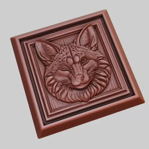 Jackal Animal 3D Model for CNC Router Laser & 3D Printer