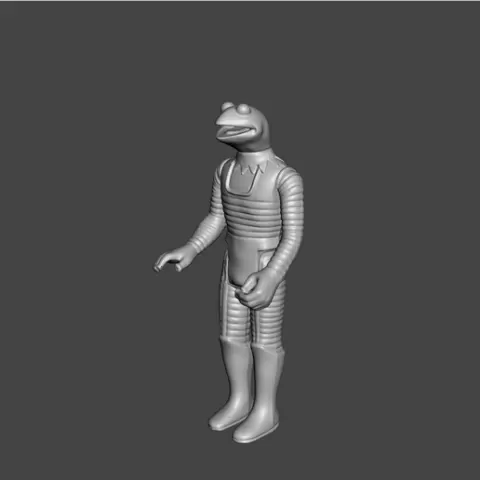 STAR WARS KERMIT THE FROG GREEDO HALLOWEEN SPECIAL 2024, CUSTOM UNPRODUCED KENNER, HASBRO ACTION FIGURE, 3.75", 1/18