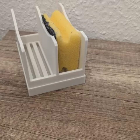 Sponge holder for washbasin