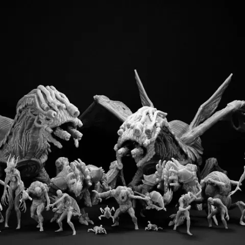 Enemy Husk Set Mass Effect Miniature STL