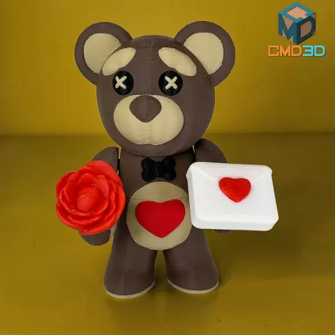 Articulated Valentines Teddy