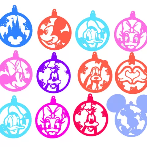 Christmas Spheres Pack Disney